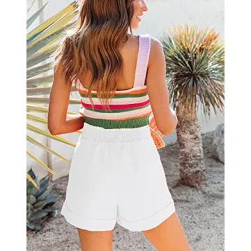 Shop Uincloset Comfy High Waist Denim Shorts Summer Style