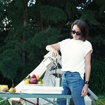 yETO YETO 15L Collapsible Sink Multi-Function Lid Foldable Picnic Basket Sturdy Handle Camping Wash Bin Food Tray Table Picnic or Beach, Camping, Hiking, Fishing, Home Yard BBQ, Grey-15l Lid (YA2210)