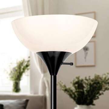 Brightech Sky Dome LED Floor Lamp - Dimmable & Stylish