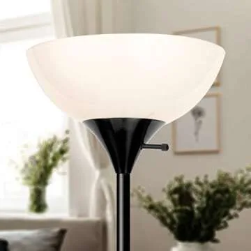 Brightech Sky Dome LED Floor Lamp - Dimmable & Stylish