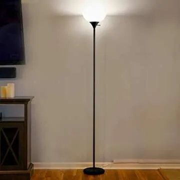 Brightech Sky Dome LED Floor Lamp - Dimmable & Stylish