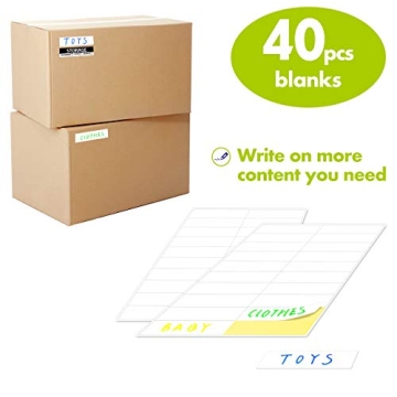 1200 Pcs Color-Coded Home Moving Box Labels for Easy Organization
