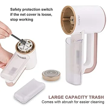 iRUNTEK Rechargeable Fabric Shaver with LED Display 3-Speeds