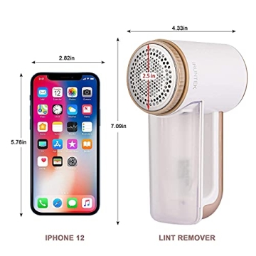 iRUNTEK Rechargeable Fabric Shaver with LED Display 3-Speeds