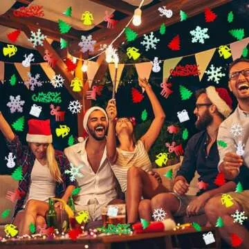 MARFOREVER Christmas Glitter Table Confetti Decorations