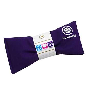 Happy Wraps Namaste Lavender Yoga Eye Pillows - Hot Cold Aromatherapy for Stress, Meditation, Spa, R...