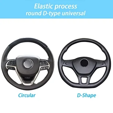 Stylish Elastic Stretch Steering Wheel Cover for All Vehicles