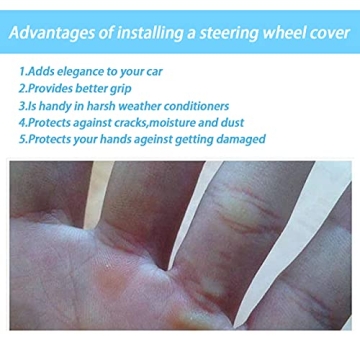 Stylish Elastic Stretch Steering Wheel Cover for All Vehicles