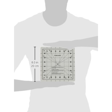 Fiskars 8x8 Inch Rotating Cutting Mat for Precise Cuts