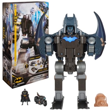 Epic 4-in-1 DC Comics Batman Gotham City Guardian Playset with Figure