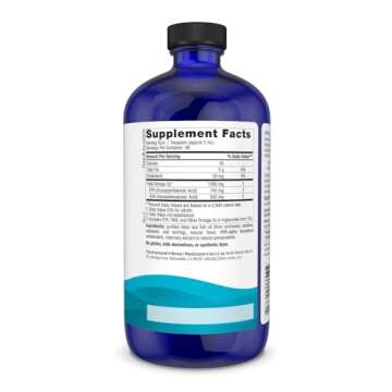 Nordic Naturals Omega-3, Lemon Flavor - 16 oz - 1560 mg Omega-3 - Fish Oil - EPA & DHA - Immune Support, Brain & Heart Health, Optimal Wellness - Non-GMO - 96 Servings