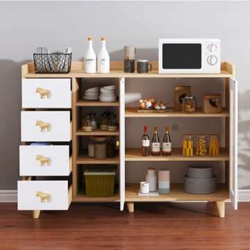 CPELLESSE Zebra Knobs - Unique Decorative Drawer Pulls