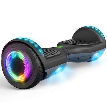 LIEAGLE Colorful LED Scooter - Fun for All Ages!