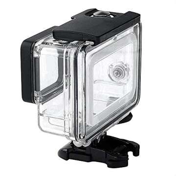 FitStill 148FT/40M Waterproof Housing for Go Pro Hero 2018/7/6/5 Black,Protective Underwater Dive Case Shell with Bracket Accessories for Go Pro Hero7 Hero6 Hero5 Black Action Camera