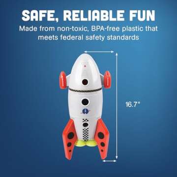 CP Toys Space Mission Rocket Ship Toy for Kids 3+