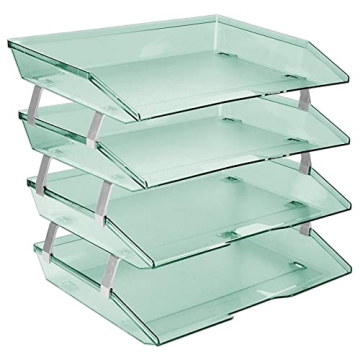 Acrimet 4 Tier Letter Tray Organizer - Stylish & Durable