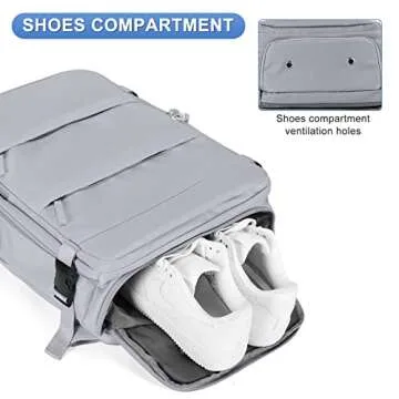 coofay Personal Item Travel Backpack for All Travelers