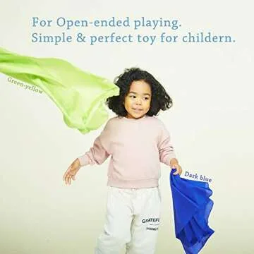 kizihaus Play Scarves for Kids - Creative Play Set of 6