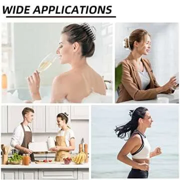 MORIKOKI Jumbo Hair Clips for Every Hair Type