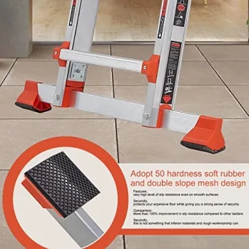 LANBITOU 4-Step Ladder Extension - Safe & Versatile Climbing Solution