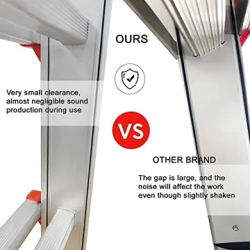 LANBITOU 4-Step Ladder Extension - Safe & Versatile Climbing Solution