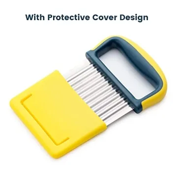 Versatile Crinkle Cutter Knife for Quick Vegetable Prep