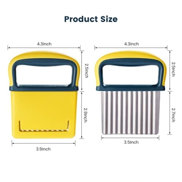 Versatile Crinkle Cutter Knife for Quick Vegetable Prep