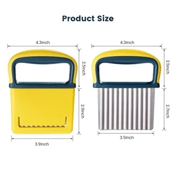 Versatile Crinkle Cutter Knife for Quick Vegetable Prep