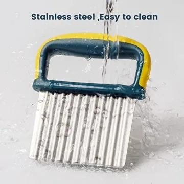 Versatile Crinkle Cutter Knife for Quick Vegetable Prep