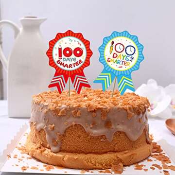 100th Day of School Stickers for Kids 200 Pcs 100 Days Smarter Reward Stickers