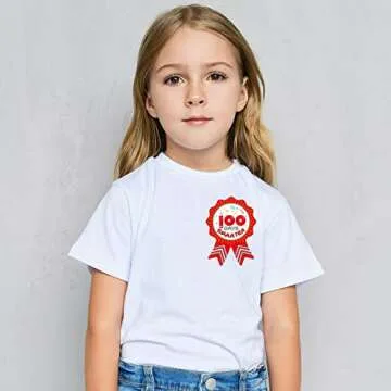 200 Pcs 100th Day of School Stickers for Kids