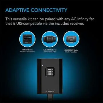 AC Infinity Controller 63, Wireless Remote Controller with 10 Fan Speed Programming, Cooling and Ventilation for CLOUDLINE Airlift CLOUDWAY Fans