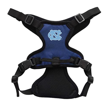 Littlearth NCAA Front Clip Pet Harness - North Carolina Tar Heels for Stylish Adventures