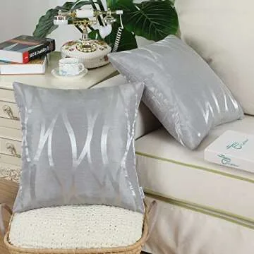 CaliTime Elegant Throw Pillow Covers – Set of 2