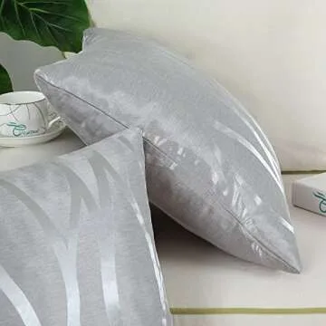 CaliTime Elegant Throw Pillow Covers – Set of 2