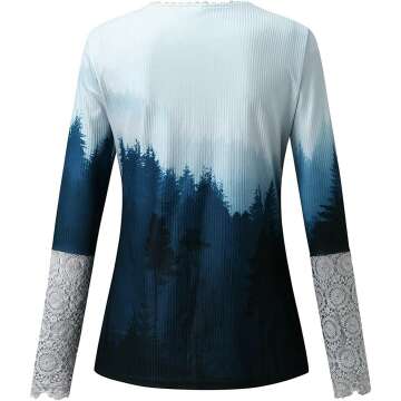 Trendy Ribbed Knit Henley Tops for Women 2022