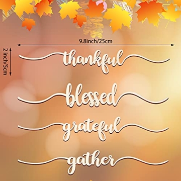 Jetec Thanksgiving Cutout Signs for Unique Holiday Decor