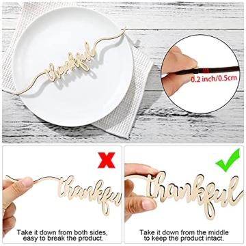 Jetec Thanksgiving Cutout Signs for Unique Holiday Decor