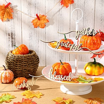 Jetec Thanksgiving Cutout Signs for Unique Holiday Decor