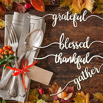 Jetec Thanksgiving Cutout Signs for Unique Holiday Decor