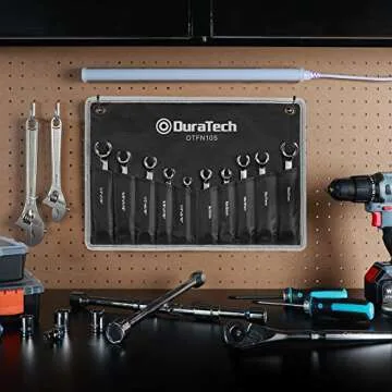 Versatile DURATECH Flare Nut Wrench Set, 10-Piece