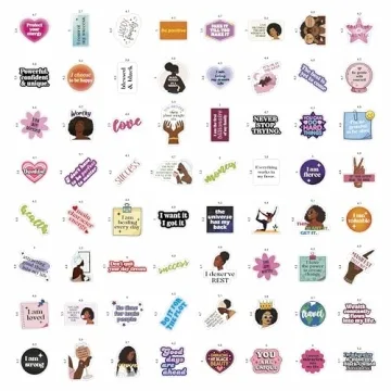 Vision Board Stickers for Black Women - Empower Your Dreams