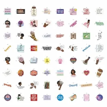 Vision Board Stickers for Black Women - Empower Your Dreams