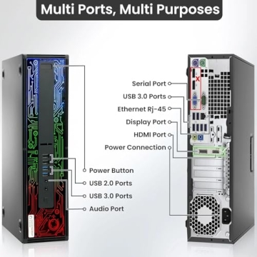 BTO BX8G2 RGB Gaming Desktop Computer PC – Intel Core i5-6500 6th Gen Processor – 16GB DDR4 RAM ...