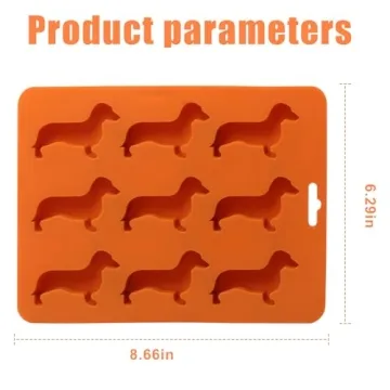 Adorable Dachshund Silicone Ice Cube Tray for Fun!