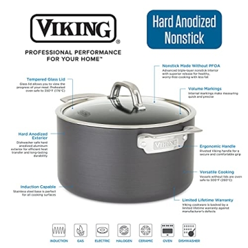 Viking Hard Anodized Nonstick Cookware Set 10 Piece