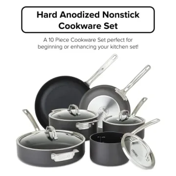 Viking Hard Anodized Nonstick Cookware Set 10 Piece