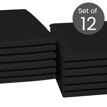 Buy Linen Hub 12 Pack Cotton Dinner Napkins 17x17 for Stylish Dining