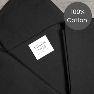 Buy Linen Hub 12 Pack Cotton Dinner Napkins 17x17 for Stylish Dining