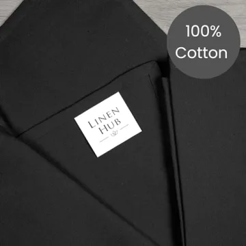Buy Linen Hub 12 Pack Cotton Dinner Napkins 17x17 for Stylish Dining